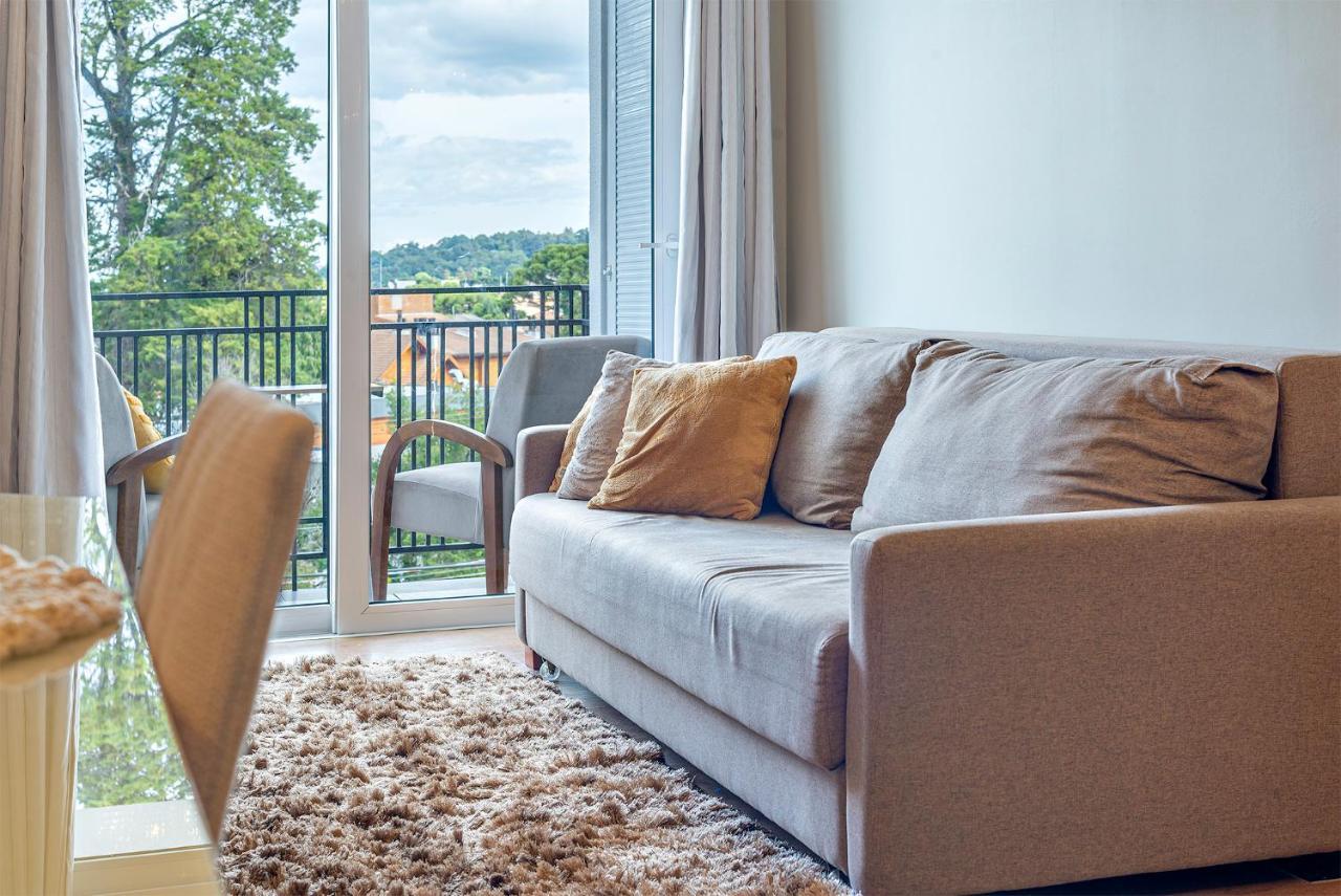 Vista Do Vale! 400 Metros Da Rua Coberta - Acomoda Ate 4 Apartamento Gramado